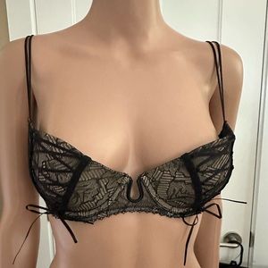 Maison Close Palaisvoltaire Push-up Bra, Black, 36B